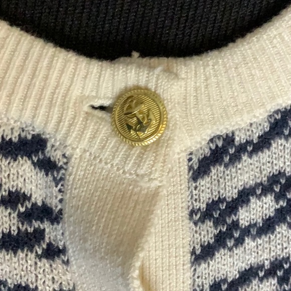 Banana Republic cardigan gold nautical buttons - Picture 4 of 8